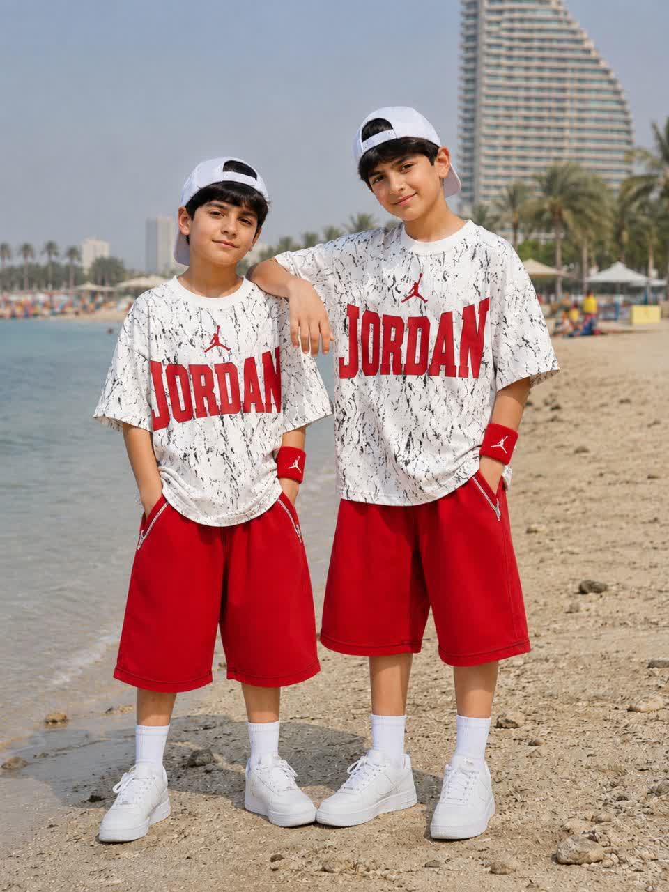 تیشرت شلوارک طرح JORDAN